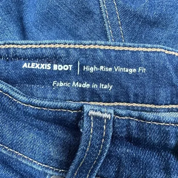 AG Adriano Goldschmied NWT Alexxis Boot High Rise Vintage Fit Size 27 Raw Hem